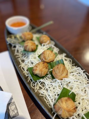 Appetizer vegan pork #Veganuary at Vegan Mahanakhon in Bangkok