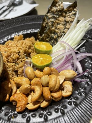 Nuts close-up  #Veganuary at Vegan Mahanakhon in Bangkok