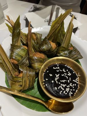 Vegan chicken appetizer  #Veganuary at Vegan Mahanakhon in Bangkok