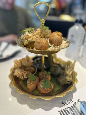 Appetiser selection   at Vegan Mahanakhon in Bangkok