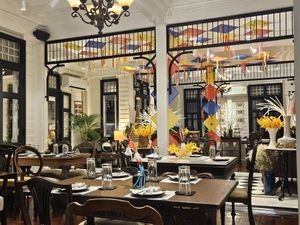 Interior at Vegan Mahanakhon in Bangkok