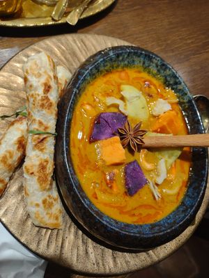 Massaman 👍🏽👍🏽 at Vegan Mahanakhon in Bangkok