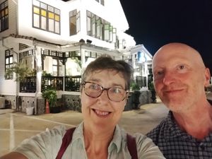 The beautiful old home, housing this great vegan restaurant in Bangkok at Vegan Mahanakhon in Bangkok