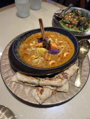 Massaman  at Vegan Mahanakhon in Bangkok