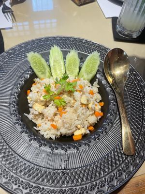 tofu fried rice   at Vegan Mahanakhon in Bangkok