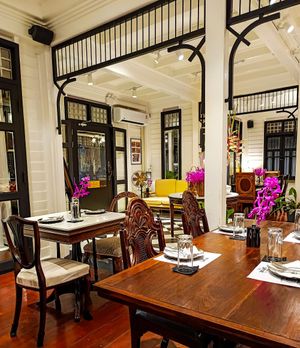 Dining Room at Vegan Mahanakhon in Bangkok