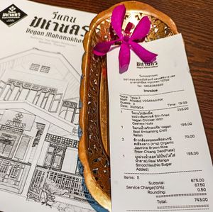 The Bill at Vegan Mahanakhon in Bangkok