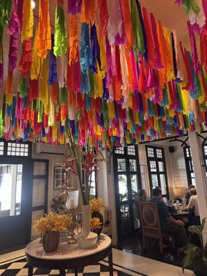 Decor  at Vegan Mahanakhon in Bangkok