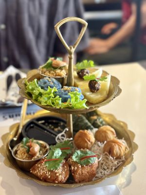 Mixed entree  #Veganuary at Vegan Mahanakhon in Bangkok