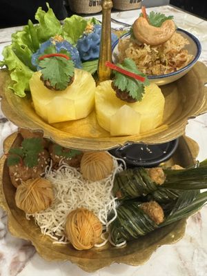 Starter - platter  #Veganuary at Vegan Mahanakhon in Bangkok