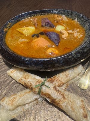 Yam curry   at Vegan Mahanakhon in Bangkok