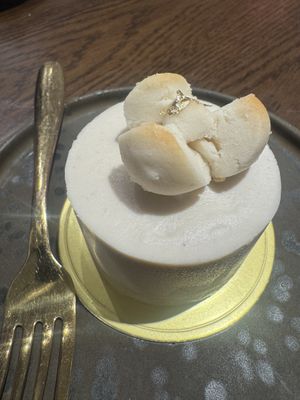 Smoked cake   at Vegan Mahanakhon in Bangkok