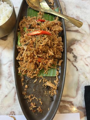 Half eaten sorry  at Vegan Mahanakhon in Bangkok