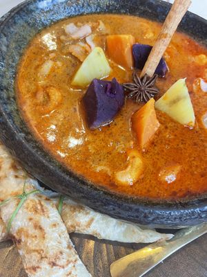 Must try - Massaman   at Vegan Mahanakhon in Bangkok