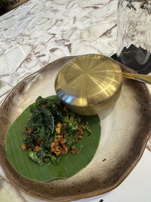 Minced “meat"  at Vegan Mahanakhon in Bangkok