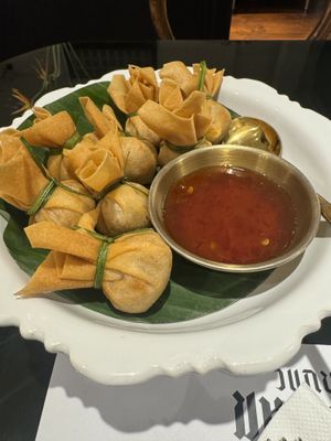 Money bags 💰   at Vegan Mahanakhon in Bangkok