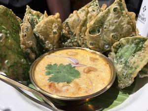 Betel Leaves  at Vegan Mahanakhon in Bangkok