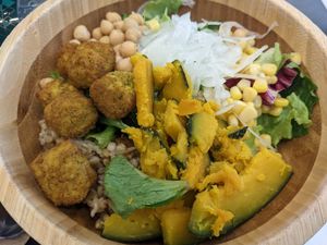 Vegan salad at Salady - City Hall in Seoul