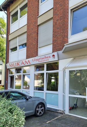 Exterior of restaurant at Mukam in Bonn