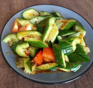 Cucumber salad at Mukam in Bonn