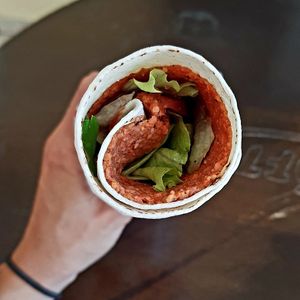 Cigköfte wrap (regular size) at Cigköftem - Karl Marx in Berlin