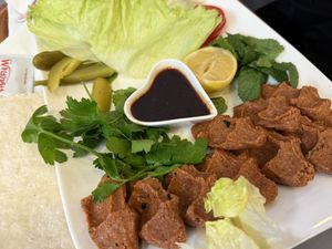 dinner #Veganuary at Cigköftem - Karl Marx in Berlin