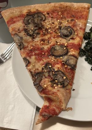 Special mushroom vegan slice  at Mama's Boy Pizza in Oakland
