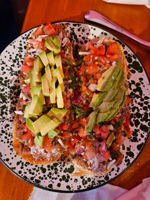 Molletes   at Café Mas in Chicago