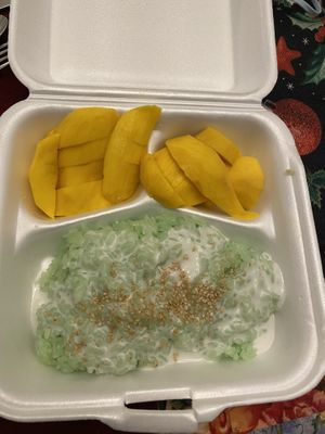 Mango Sticky Rice (carry out)  at Chay Restaurant in Falls Church