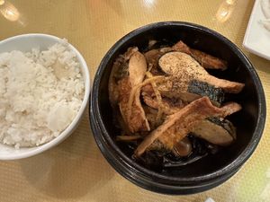 Caramelized “fish” with ginger  #Veganuary at Chay Restaurant in Falls Church