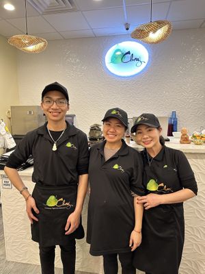 Some of the friendly staff #Veganuary at Chay Restaurant in Falls Church