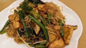 Singapore noodles at Chay Restaurant in Falls Church