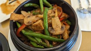 Glass noodles at Chay Restaurant in Falls Church