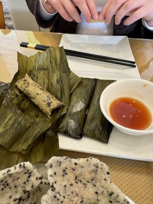 A8 Vegetarian (Vegan) escargot ham  at Chay Restaurant in Falls Church