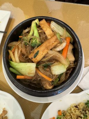 N11 Stir Fried Brown Rice Noodles  at Chay Restaurant in Falls Church