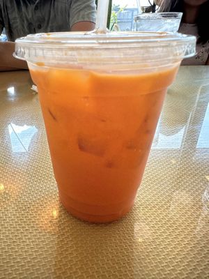 Vegan Thai teaa  at Chay Restaurant in Falls Church