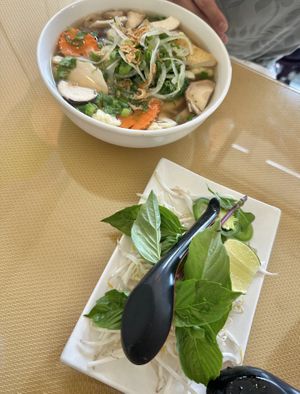 Vegan pho  at Chay Restaurant in Falls Church