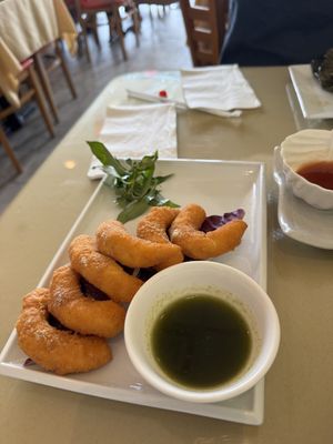 Vegan shrimp  at Chay Restaurant in Falls Church