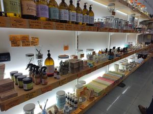 Soaps and cosmetics at Negozio Leggero   in Turin