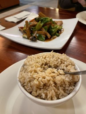 Brown ricee  at New China in Pagosa Springs