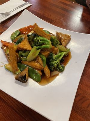 Tofu option   at New China in Pagosa Springs
