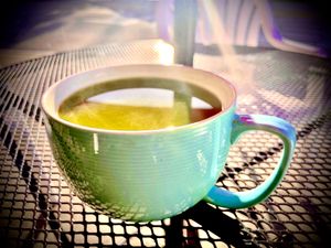 Early morning Matcha!   at Priscilla's Gourmet Coffee Tea & Gifts in Burbank