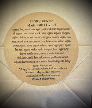 Fantastic ingredients  at Priscilla's Gourmet Coffee Tea & Gifts in Burbank