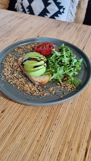 Avocado stack (without haloumi) at Kāinga Eatery in Wellington