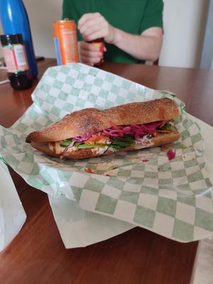 Banh mi at The Green Goose in Glasgow