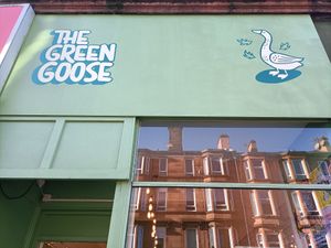 Vegan takeaway cafe at The Green Goose in Glasgow