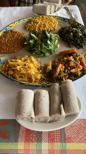 Veggie Combo  at Enjera in Arlington