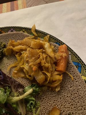 Cabbage dish  at Enjera in Arlington