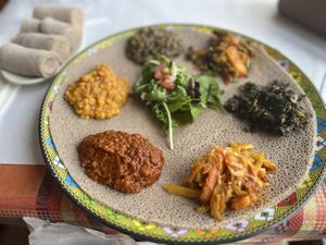 Veggie Platter for 1   at Enjera in Arlington