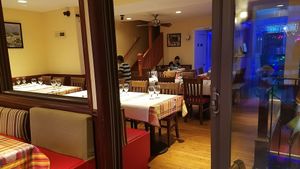 inside at Enjera in Arlington